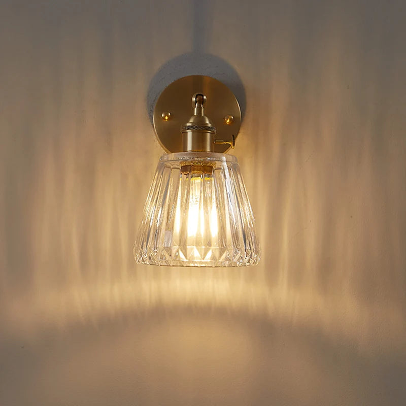 Kyo Brass Glass Sconce