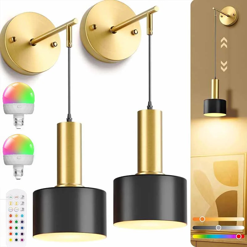 Vero Cordless Wall Light Set