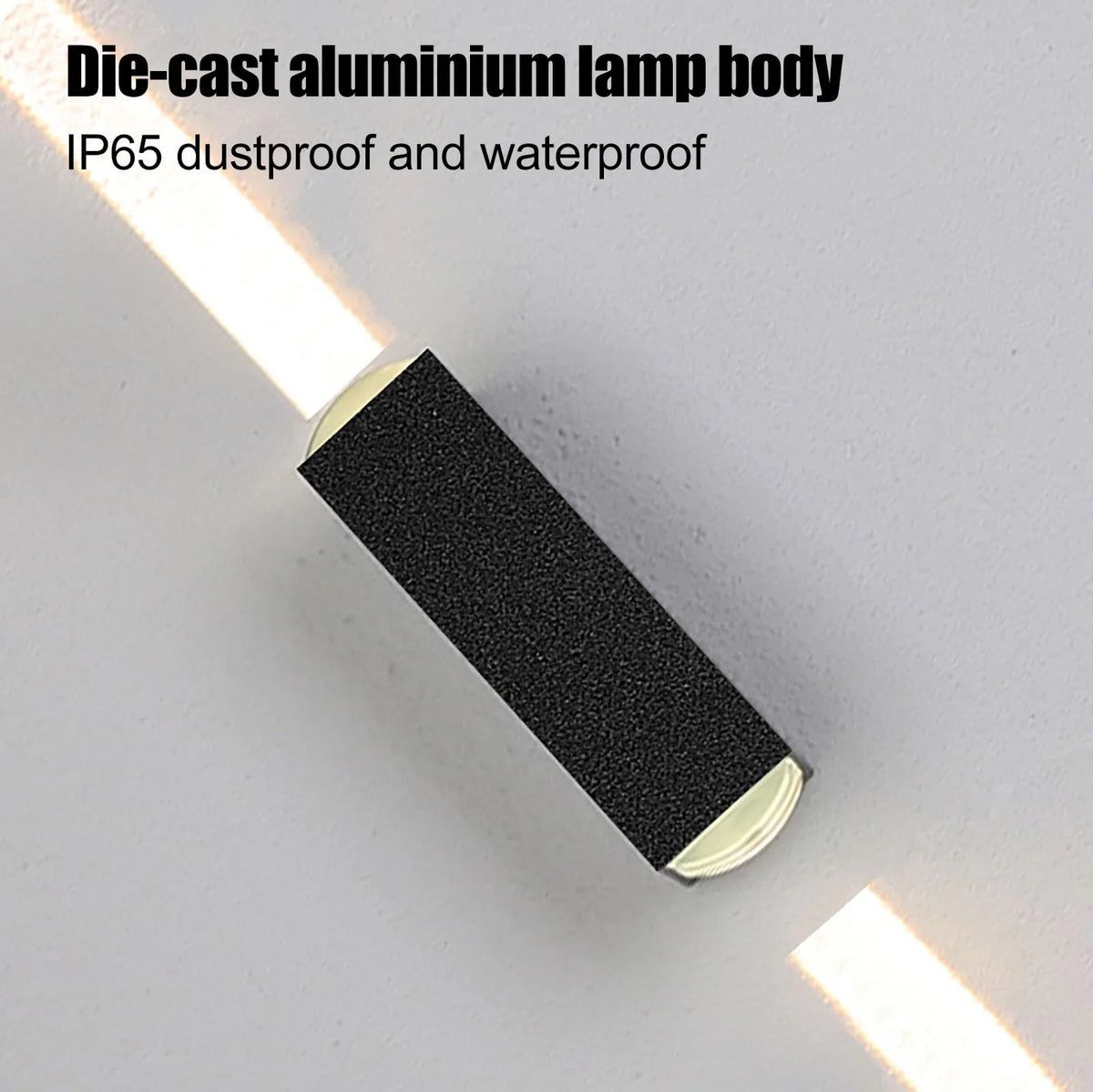 Black Up-Down Wall Light
