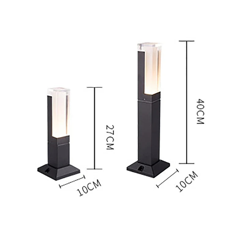 Square LED Path Light