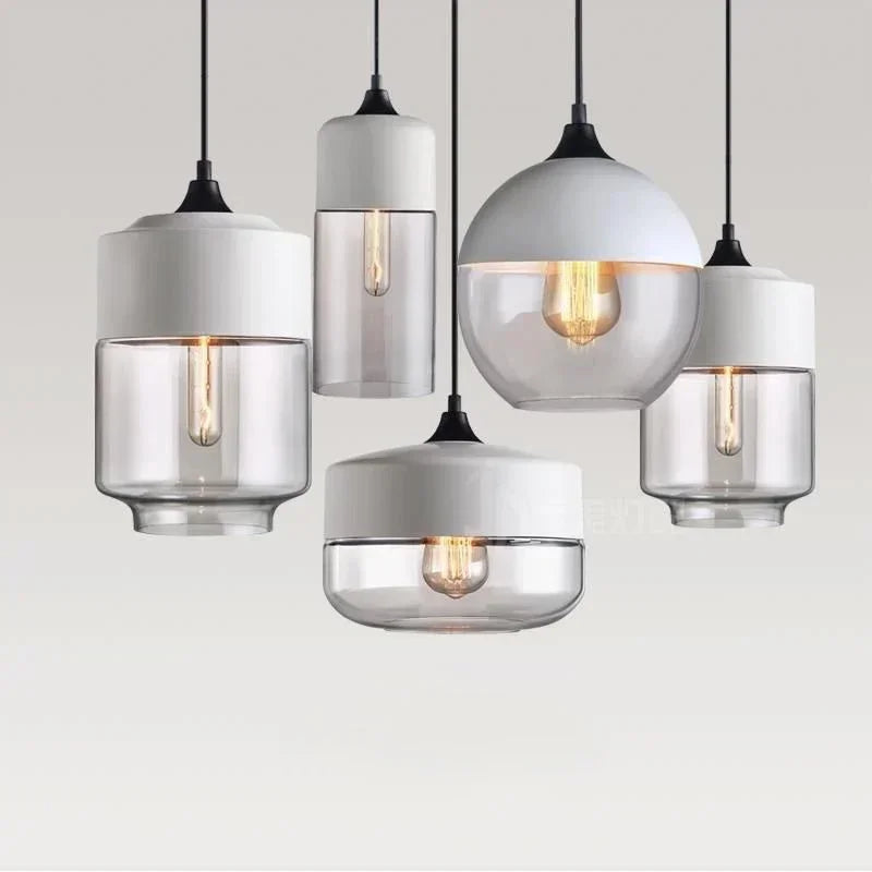 Alder Timber & Glass Dining Pendant