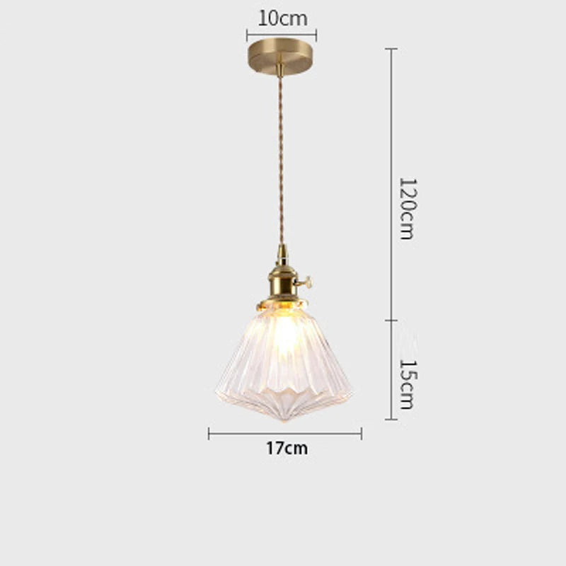 Bloom Layered Glass Petal Pendant