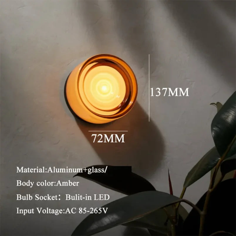 Orb Flat Glass Sconce