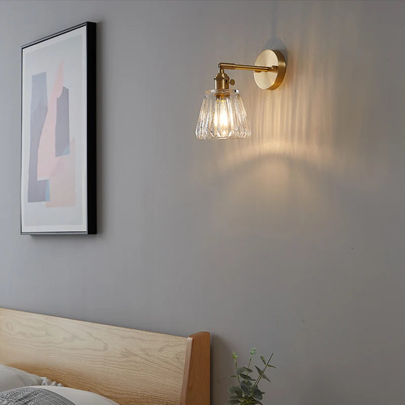 Kyo Brass Glass Sconce
