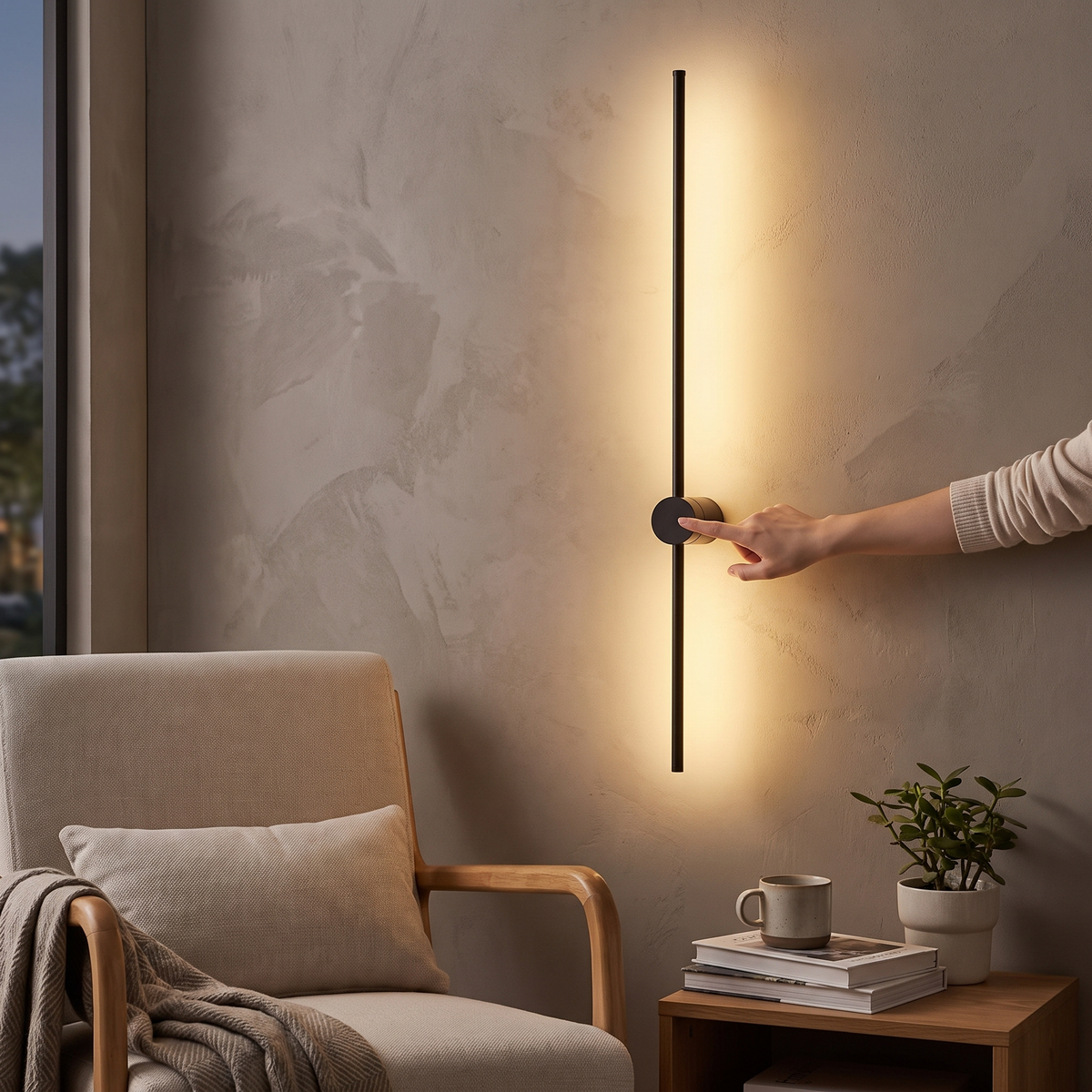 Pivot Dimmable Wall Light