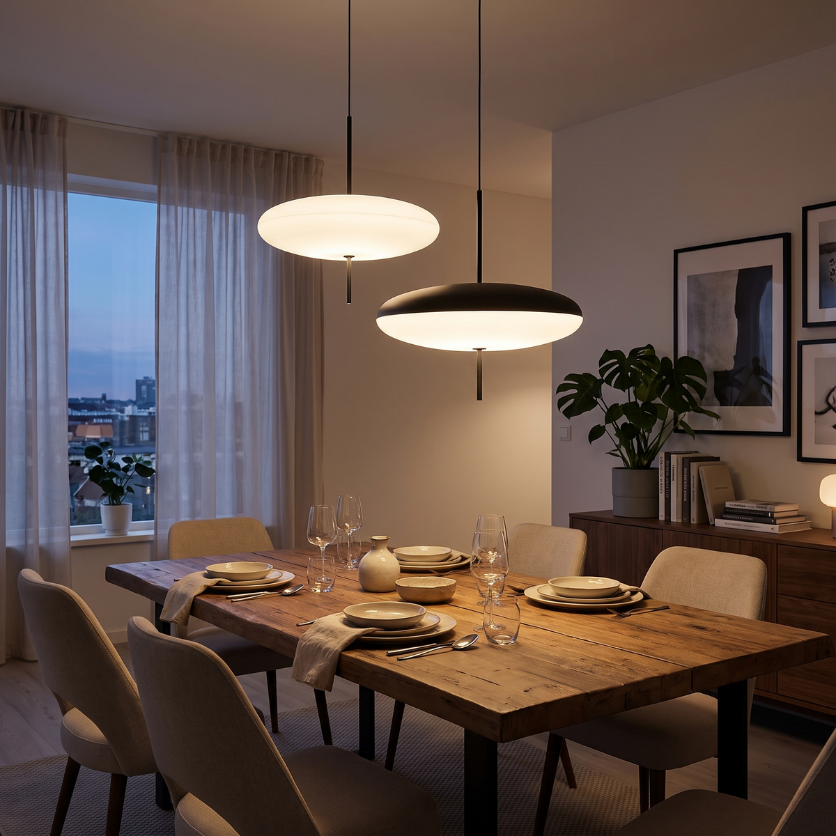 Saucer LED Pendant lifestyle