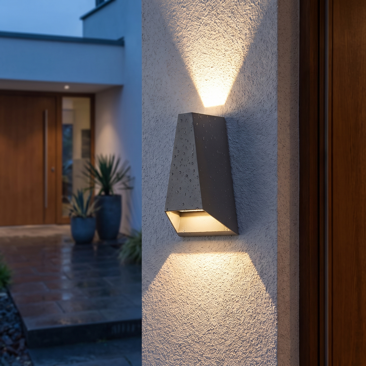 Outdoor light in use - lifestyle