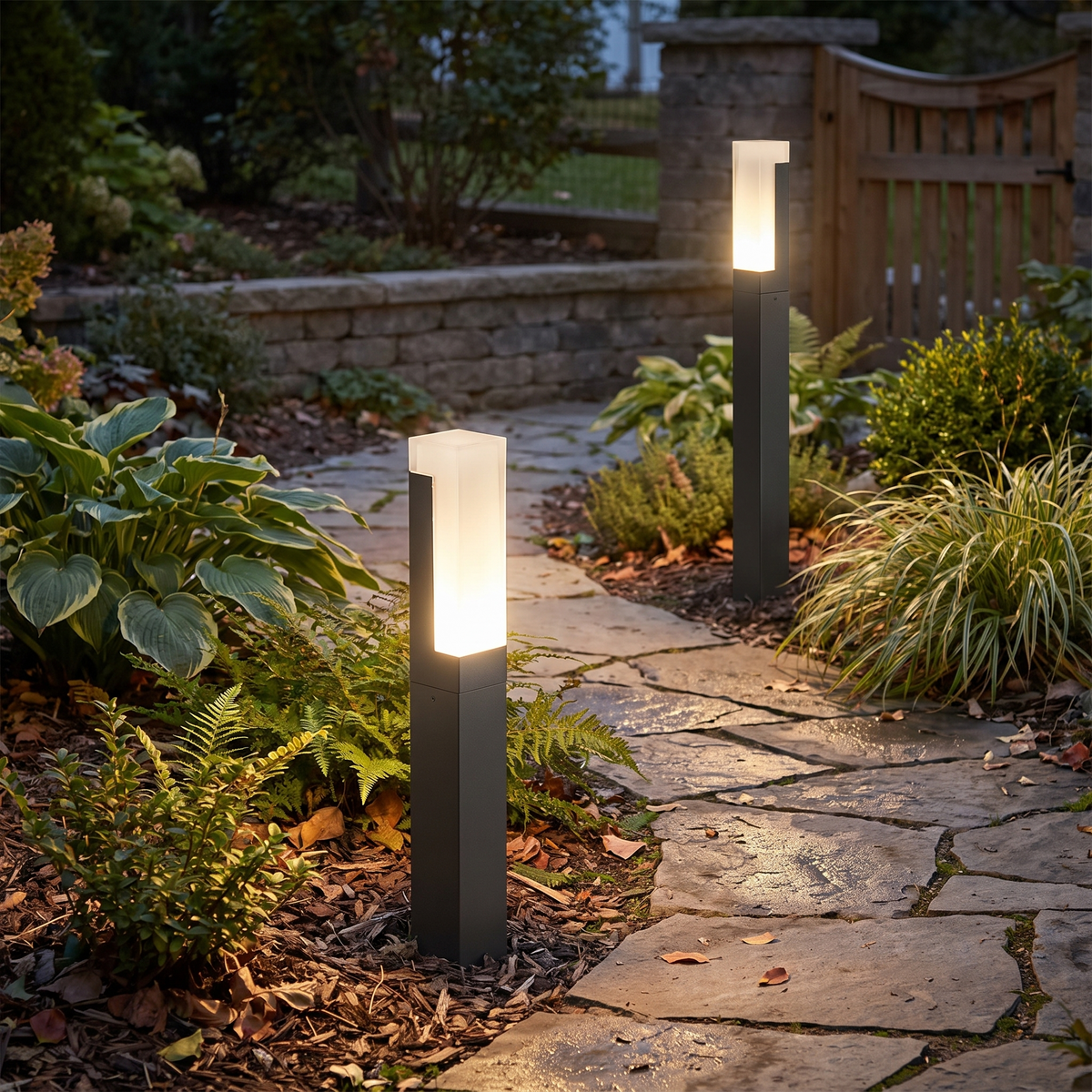 Outdoor light in use - lifestyle