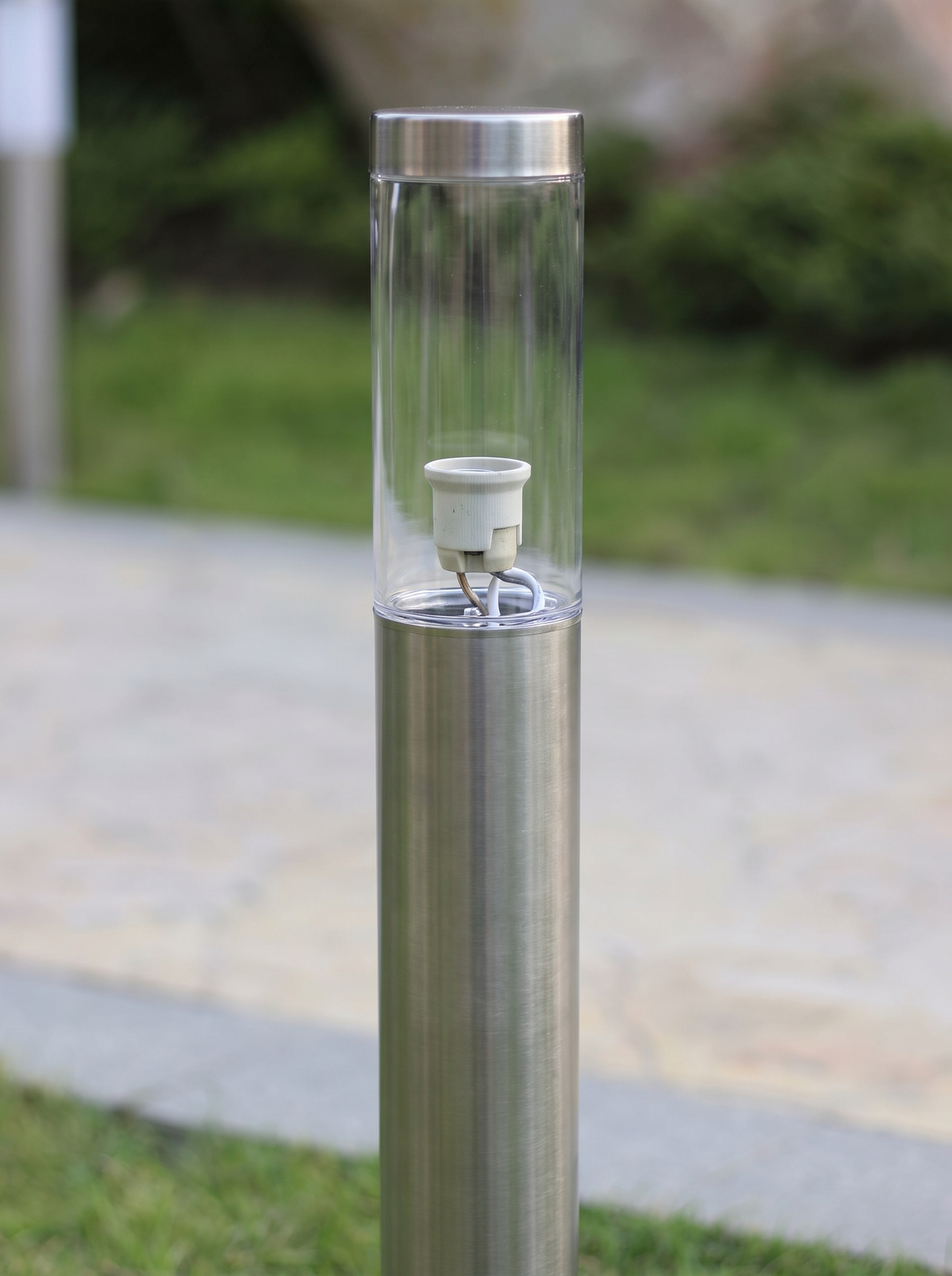 Stainless Steel Pathway Lantern - detail
